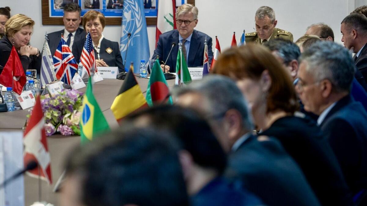 Jean-Pierre Lacroix at a UN meeting.